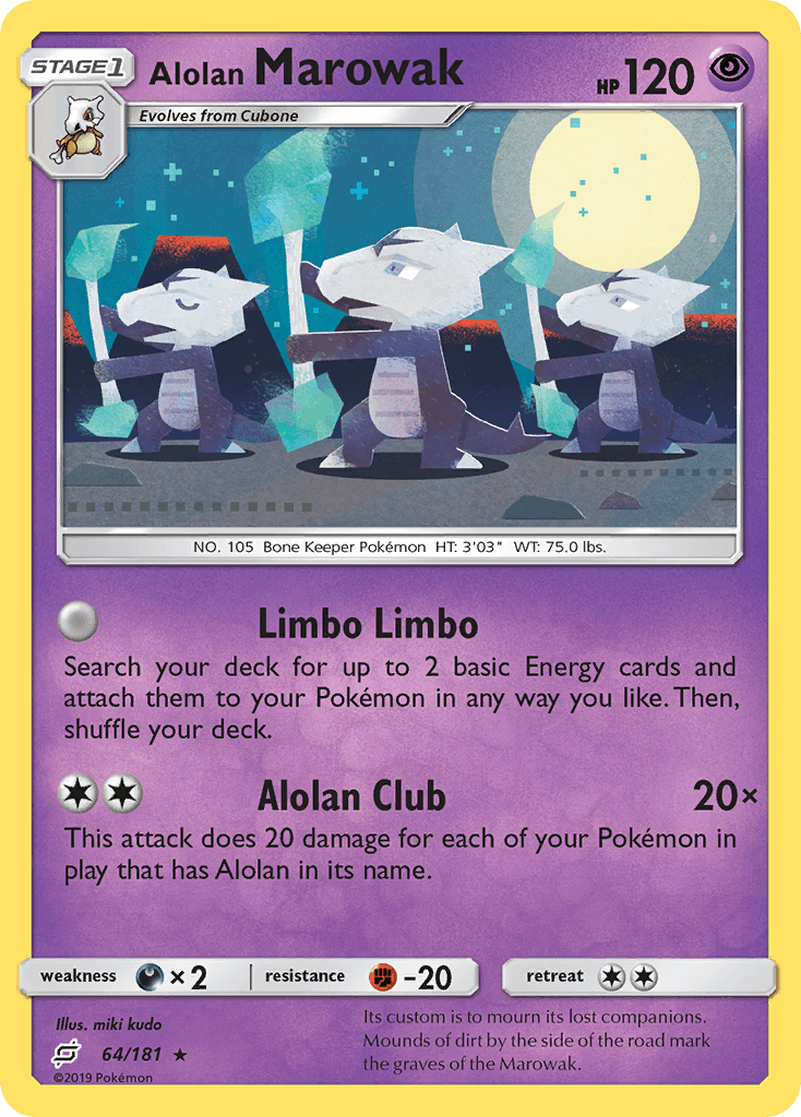 Alolan Marowak: Team Up