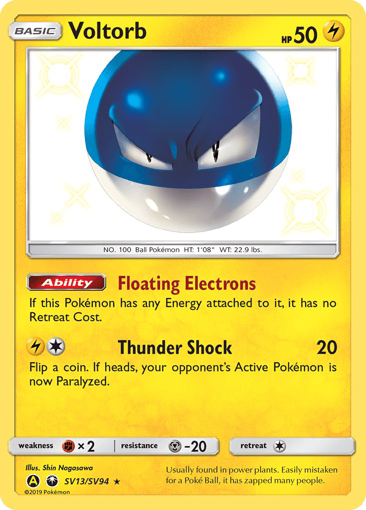 Voltorb: Hidden Fates Shiny Vault