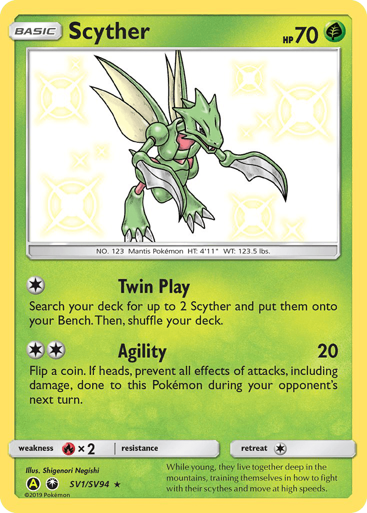 Scyther: Hidden Fates Shiny Vault