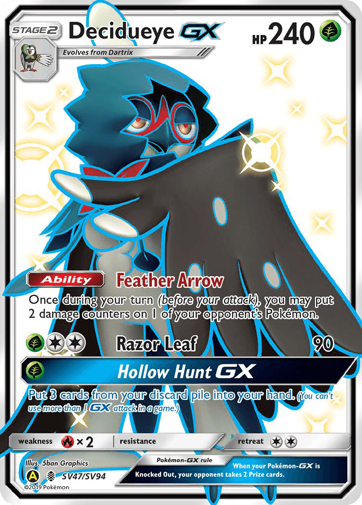 Decidueye-GX: Hidden Fates Shiny Vault