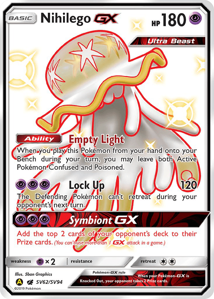 Nihilego-GX: Hidden Fates Shiny Vault