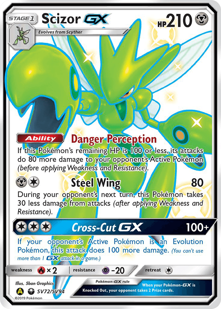 Scizor-GX: Hidden Fates Shiny Vault