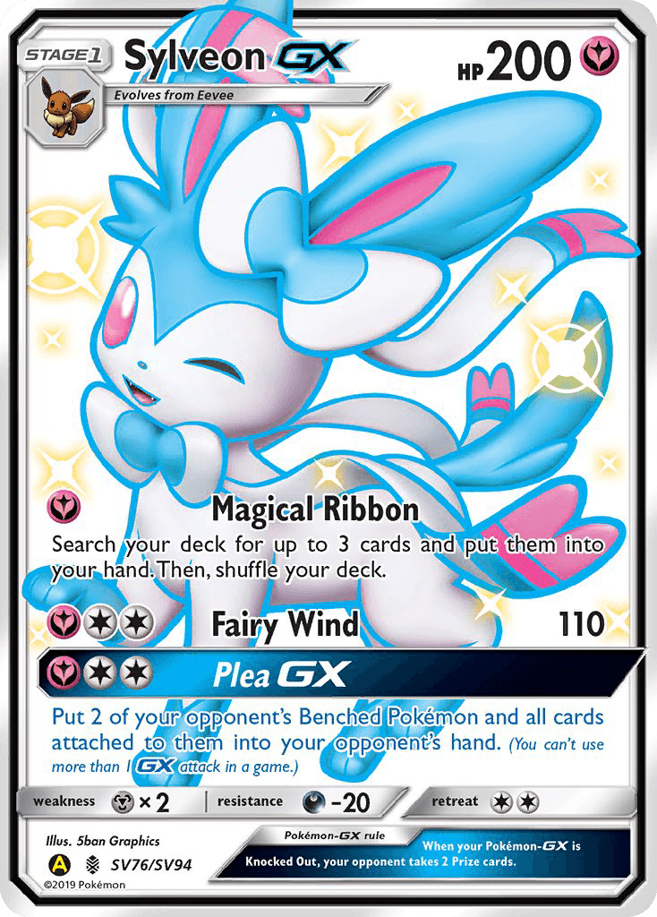 Sylveon-GX: Hidden Fates Shiny Vault