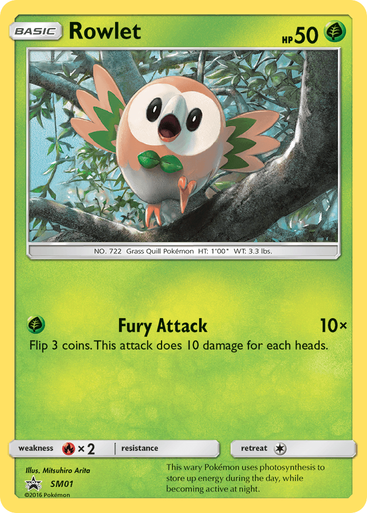Rowlet: SM Black Star Promos