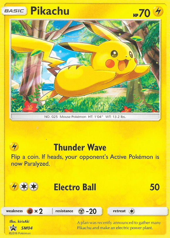Pikachu: SM Black Star Promos