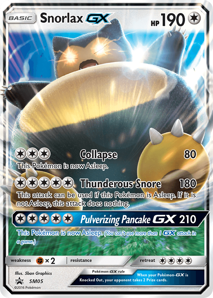 Snorlax-GX: SM Black Star Promos