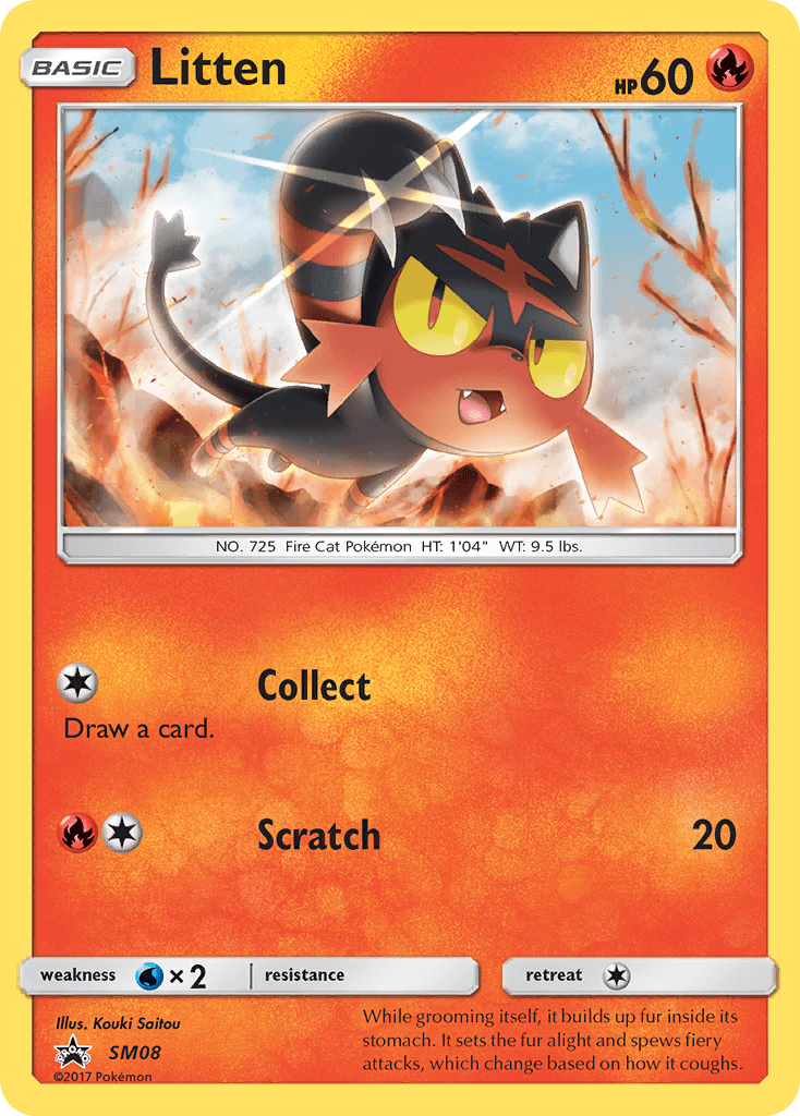 Litten: SM Black Star Promos
