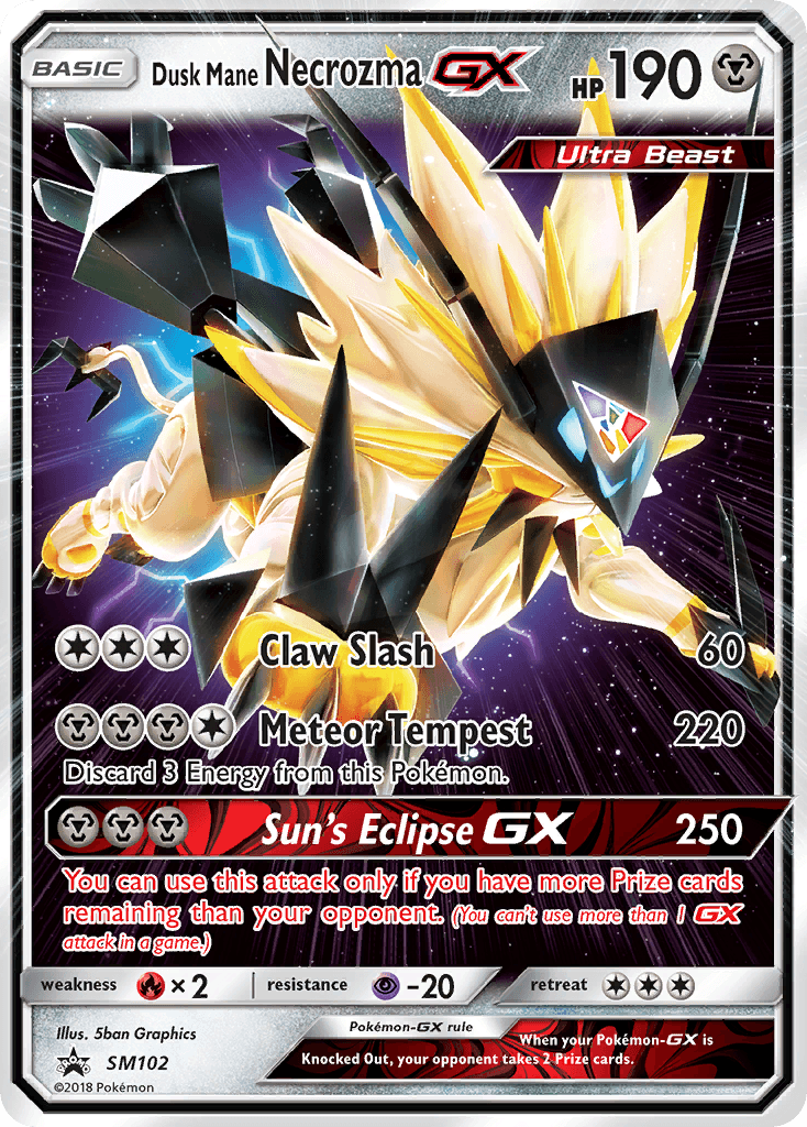 Dusk Mane Necrozma-GX: SM Black Star Promos