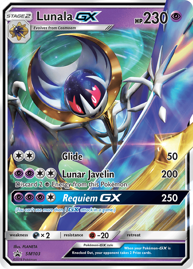 Lunala-GX: SM Black Star Promos