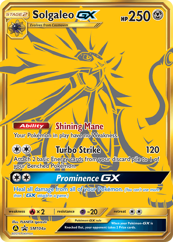 Solgaleo-GX: SM Black Star Promos