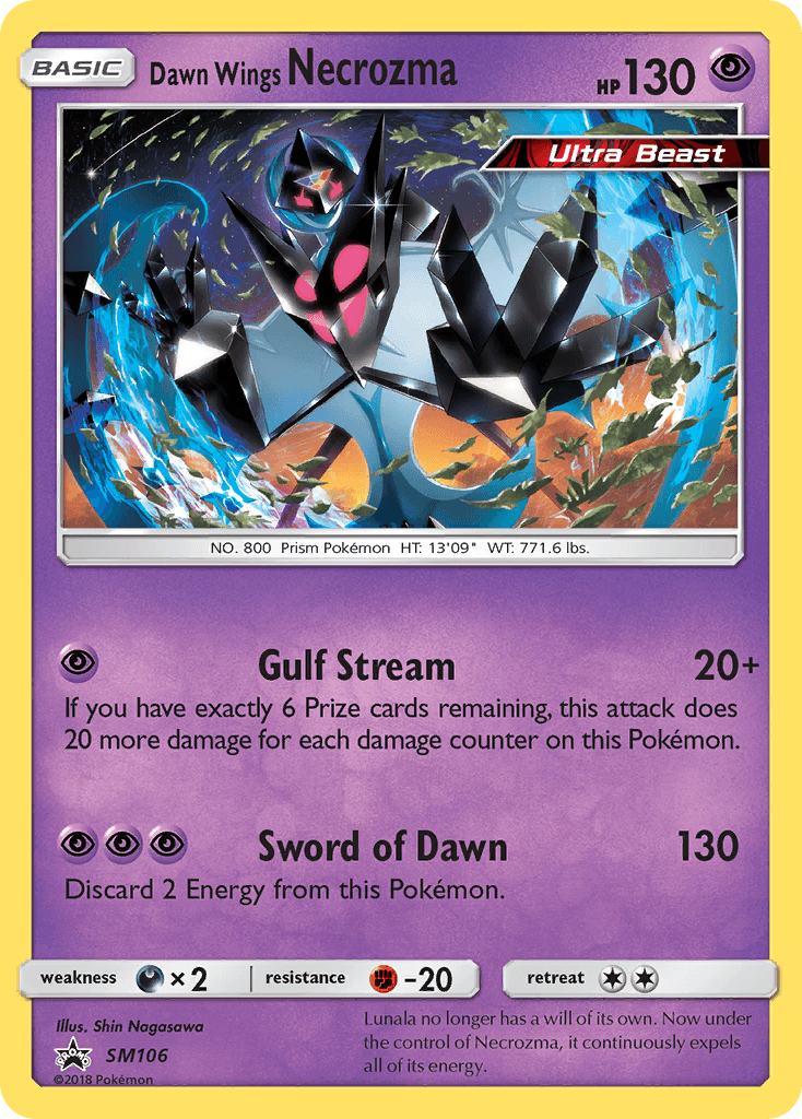 Dawn Wings Necrozma: SM Black Star Promos