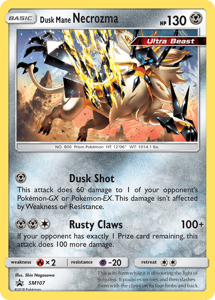 Dusk Mane Necrozma: SM Black Star Promos