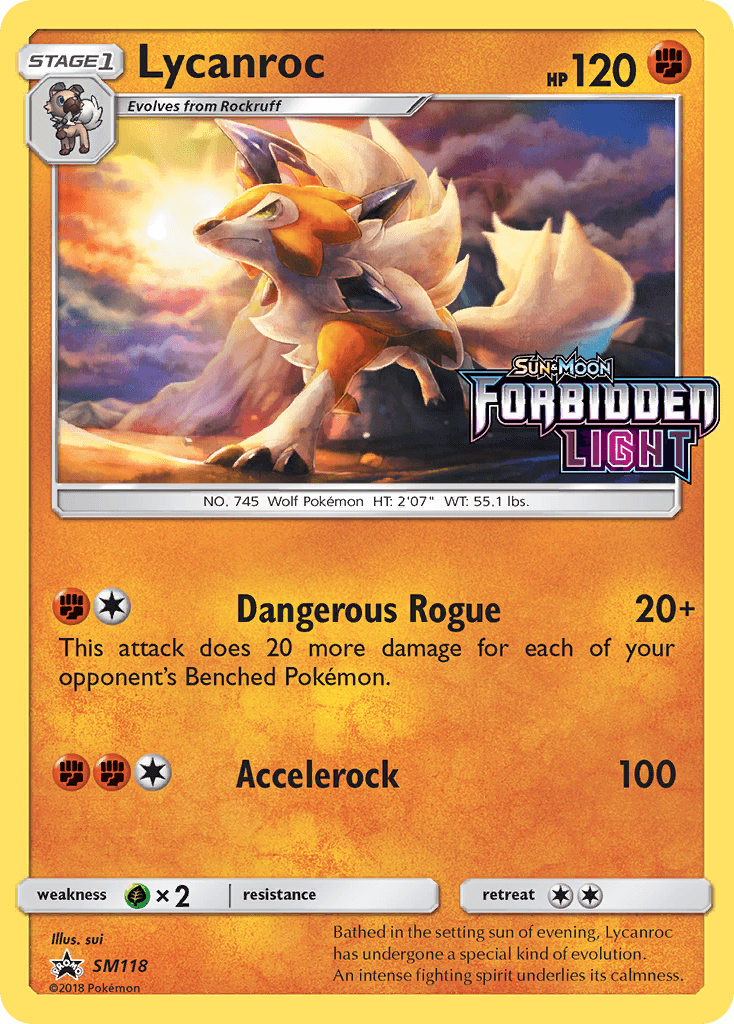 Lycanroc: SM Black Star Promos
