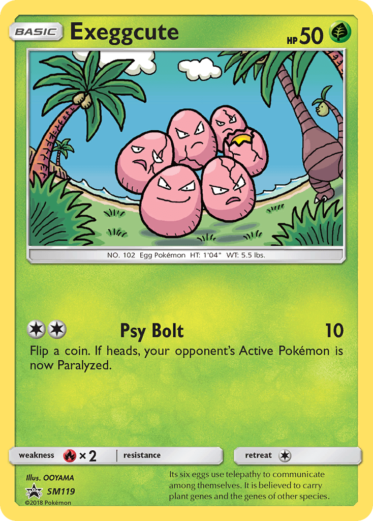 Exeggcute: SM Black Star Promos