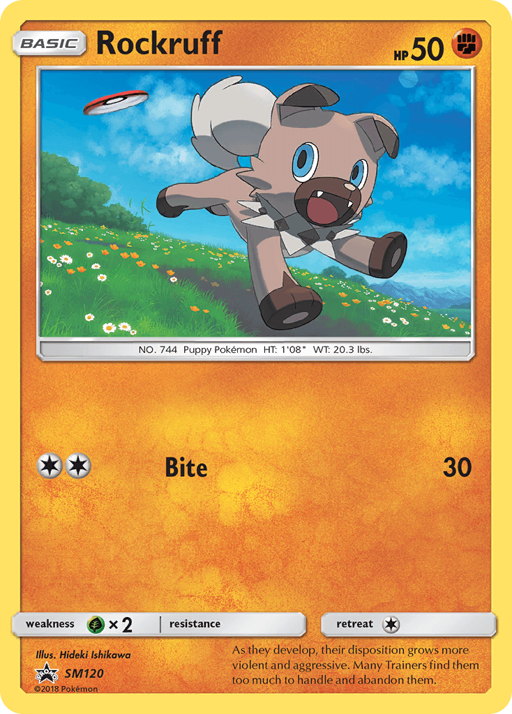 Rockruff: SM Black Star Promos