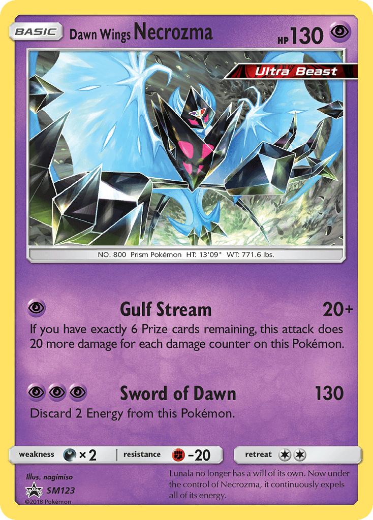 Dawn Wings Necrozma: SM Black Star Promos