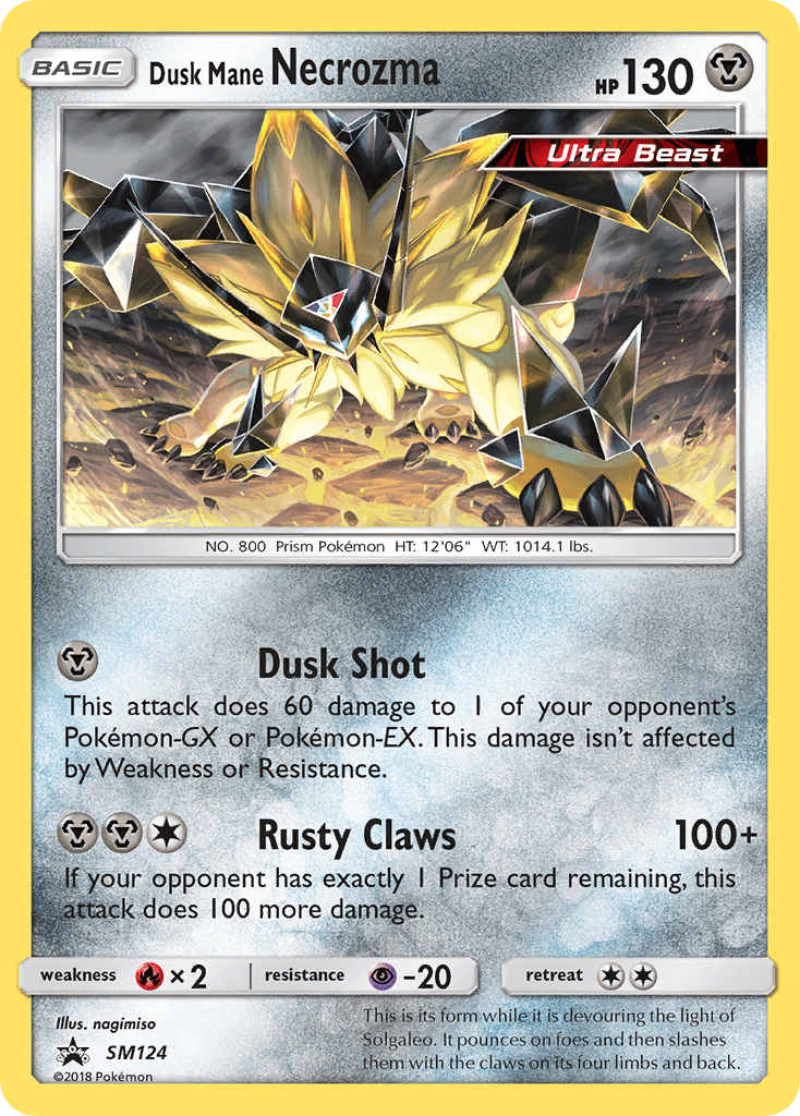 Dusk Mane Necrozma: SM Black Star Promos