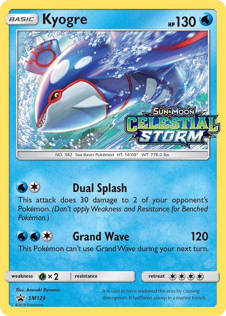 Kyogre: SM Black Star Promos
