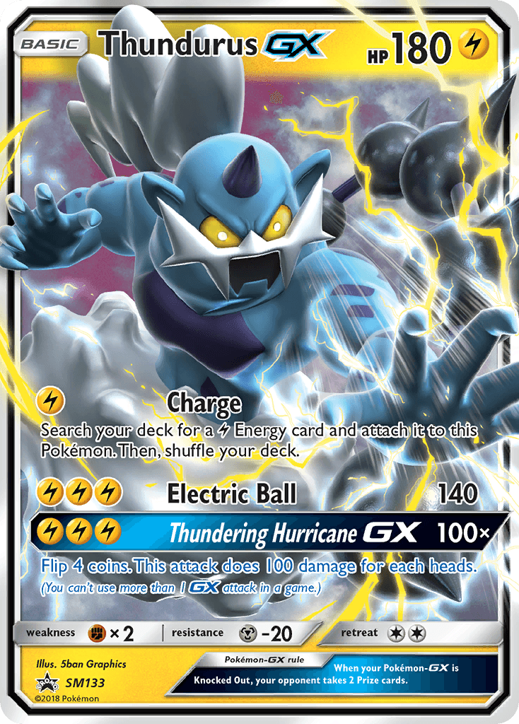 Thundurus-GX: SM Black Star Promos
