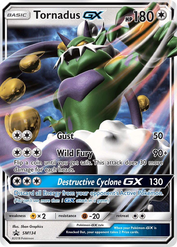 Tornadus-GX: SM Black Star Promos