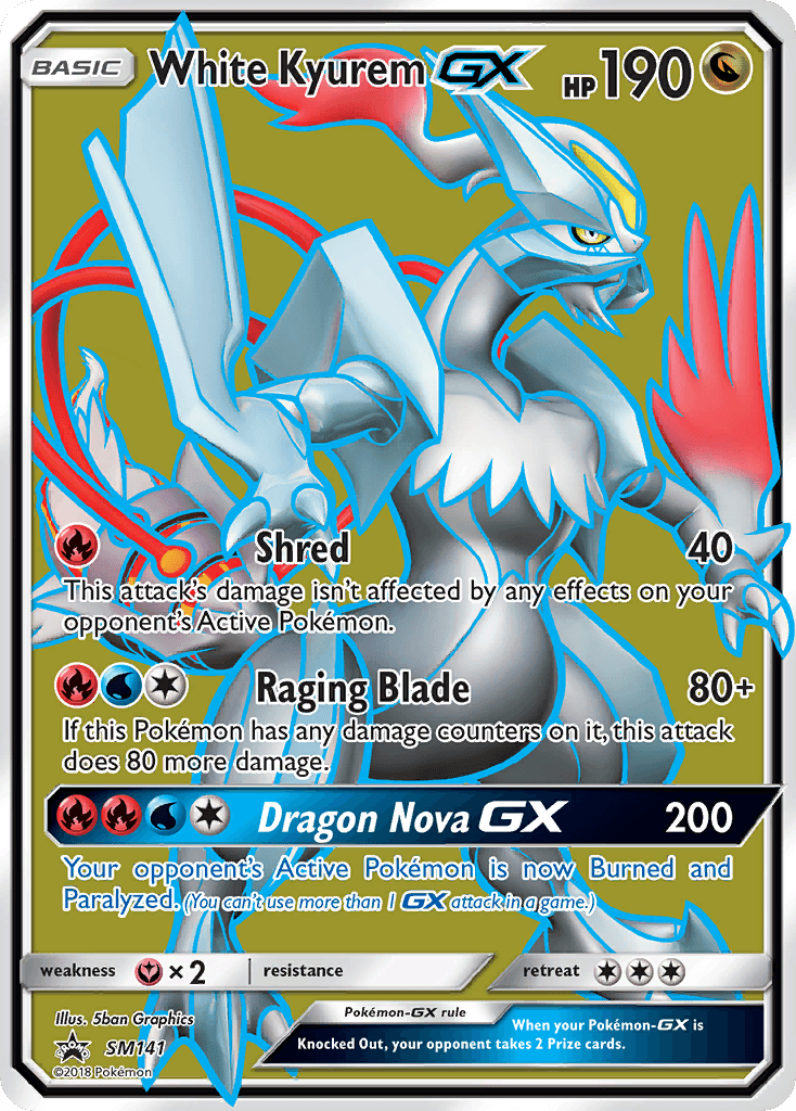 White Kyurem-GX: SM Black Star Promos