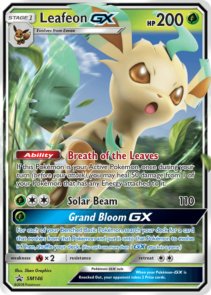 Leafeon-GX: SM Black Star Promos