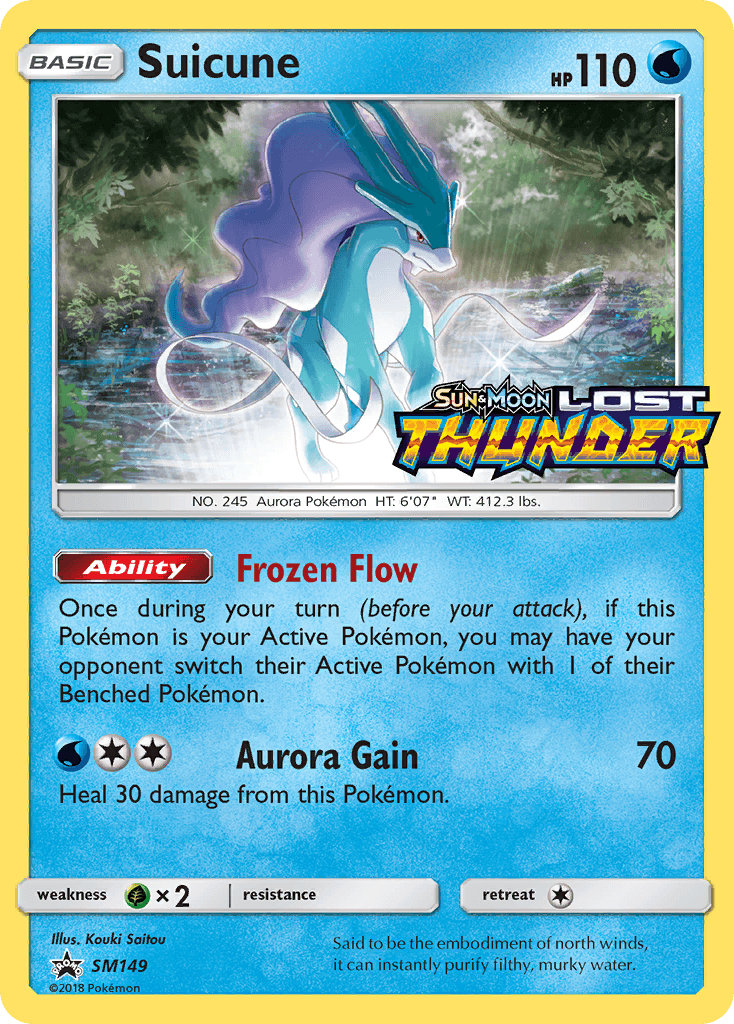 Suicune: SM Black Star Promos