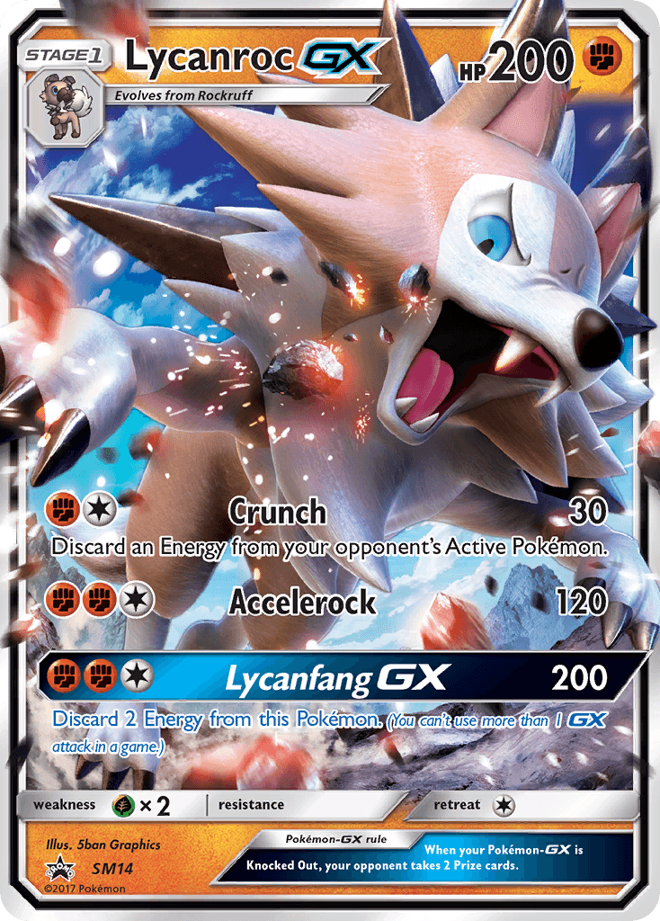 Lycanroc-GX: SM Black Star Promos