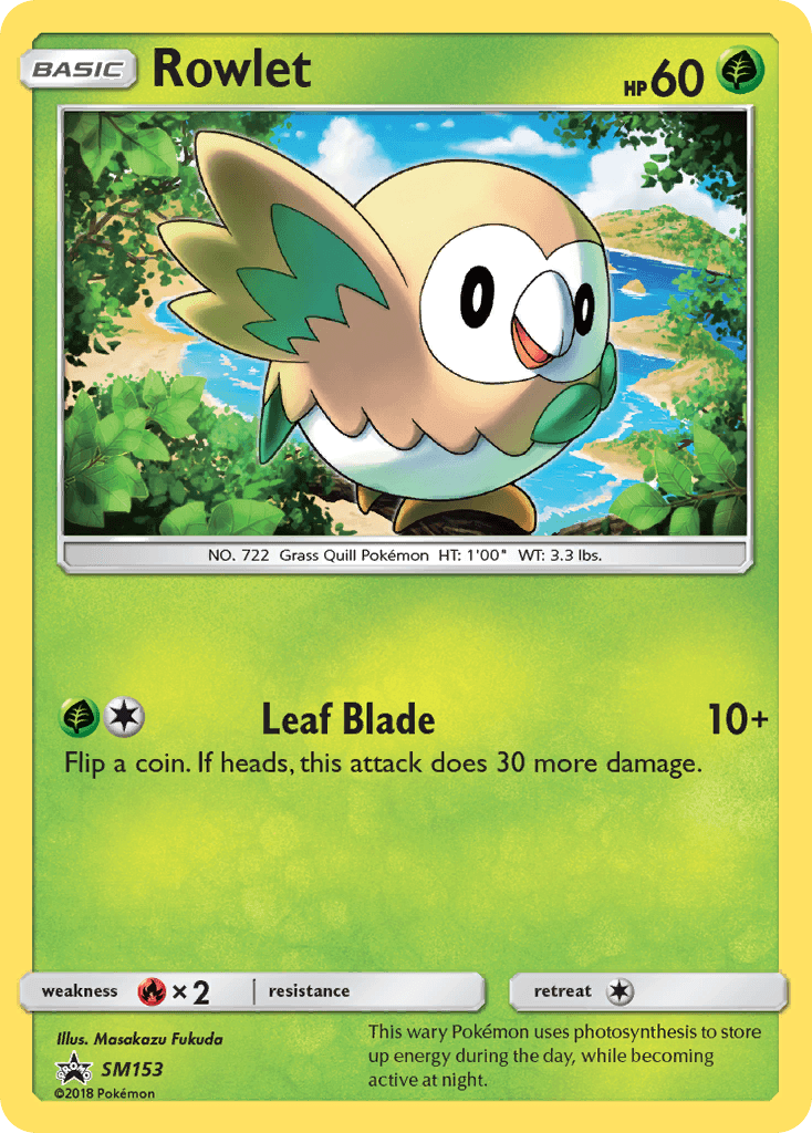 Rowlet: SM Black Star Promos