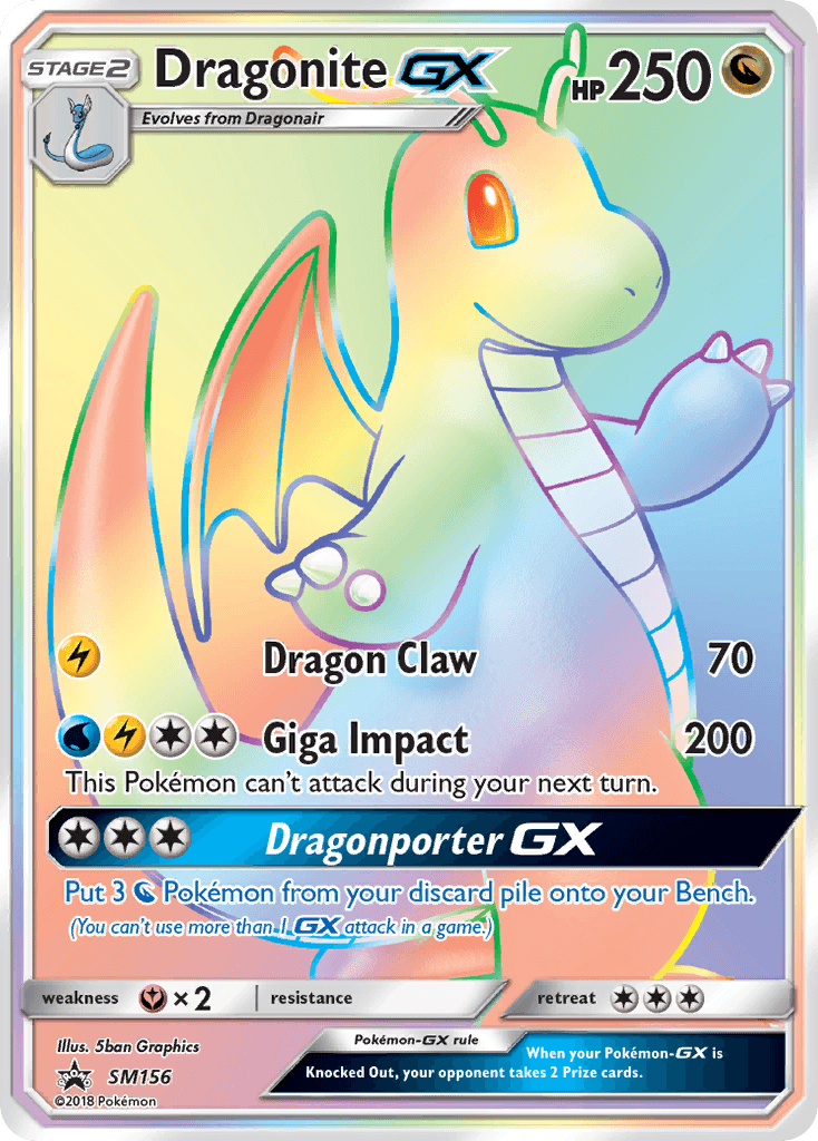 Dragonite-GX: SM Black Star Promos