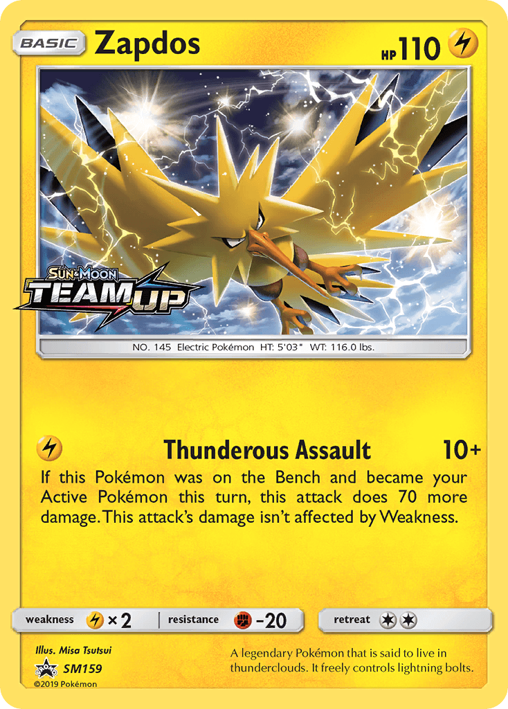 Zapdos: SM Black Star Promos