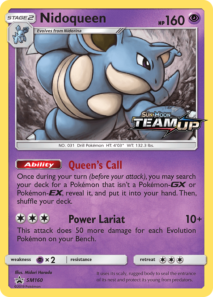 Nidoqueen: SM Black Star Promos