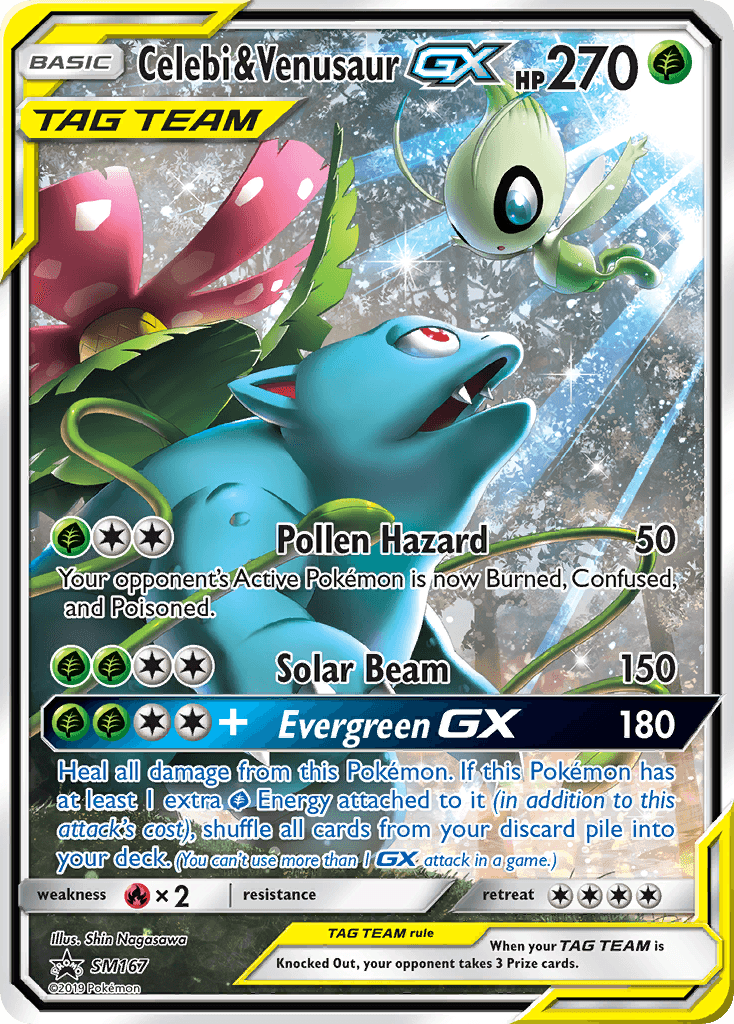 Celebi & Venusaur-GX: SM Black Star Promos