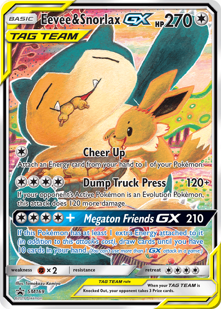 Eevee & Snorlax-GX: SM Black Star Promos