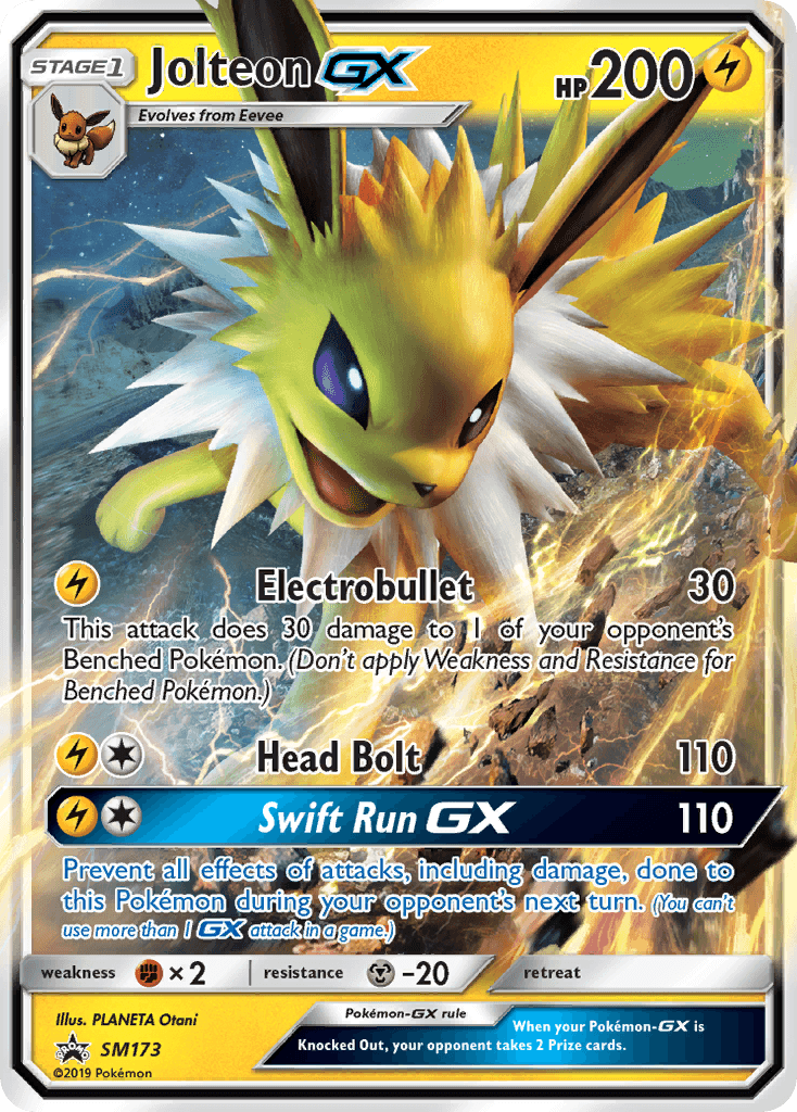 Jolteon-GX: SM Black Star Promos