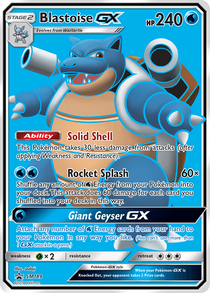 Blastoise-GX: SM Black Star Promos