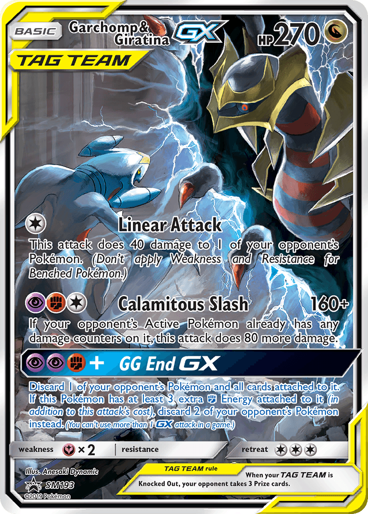 Garchomp & Giratina-GX: SM Black Star Promos