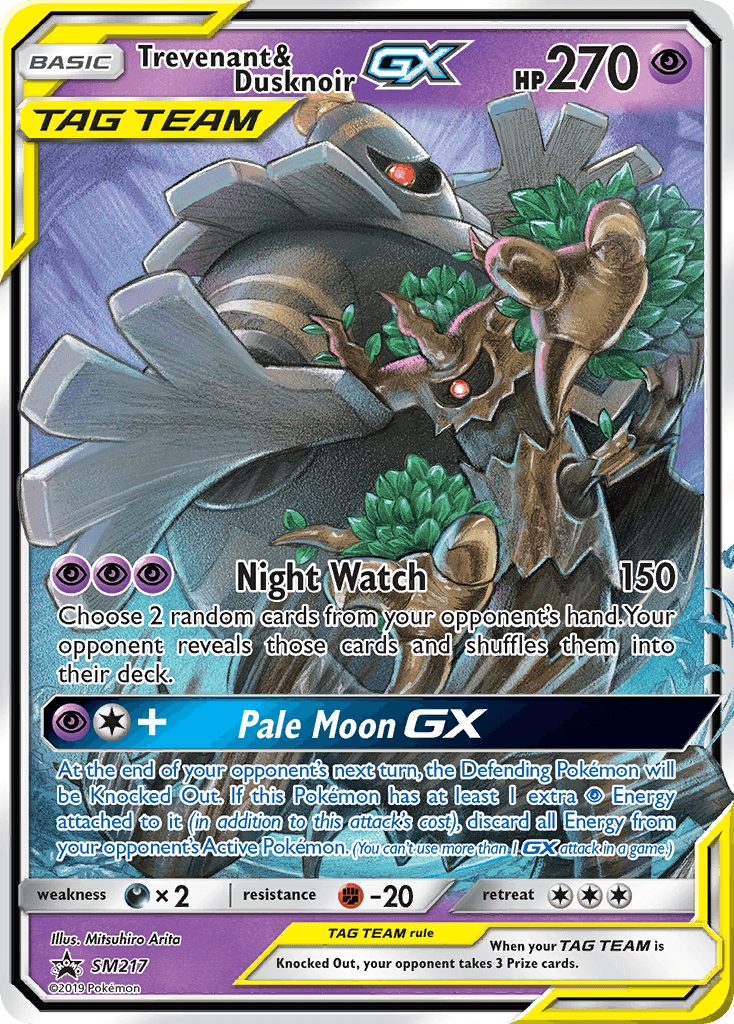 Trevenant & Dusknoir-GX: SM Black Star Promos