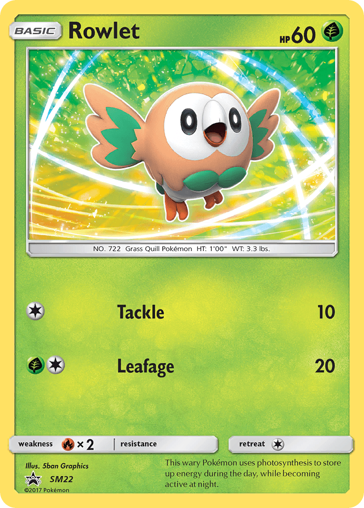 Rowlet: SM Black Star Promos