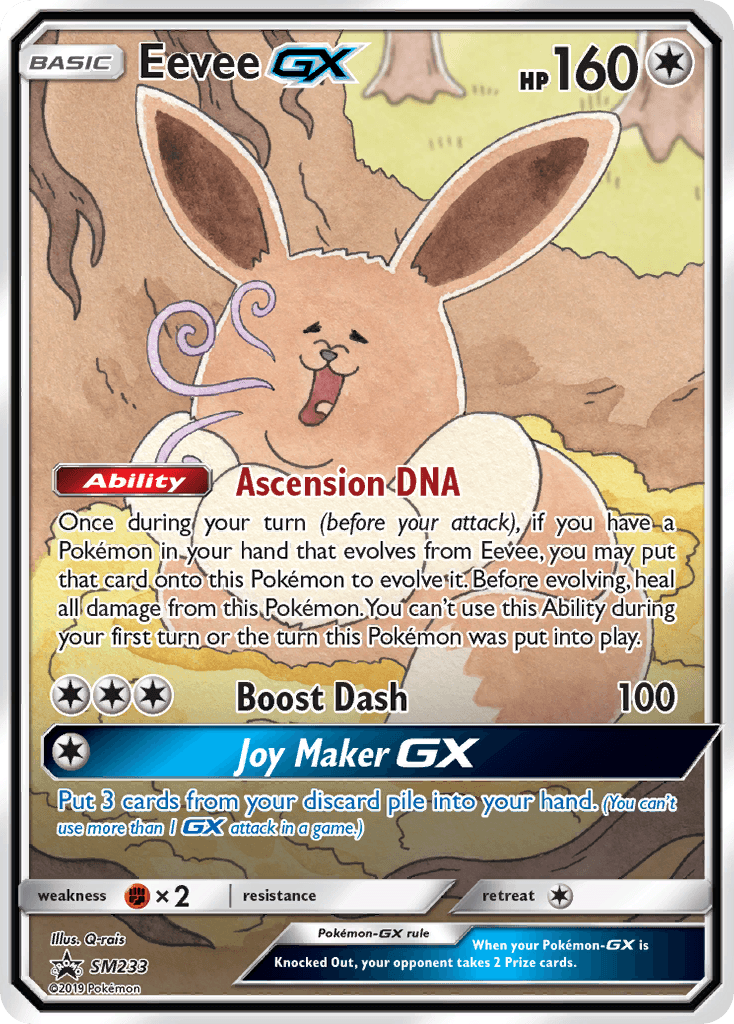 Eevee-GX: SM Black Star Promos