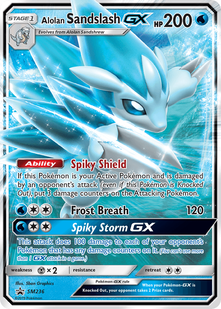 Alolan Sandslash-GX: SM Black Star Promos