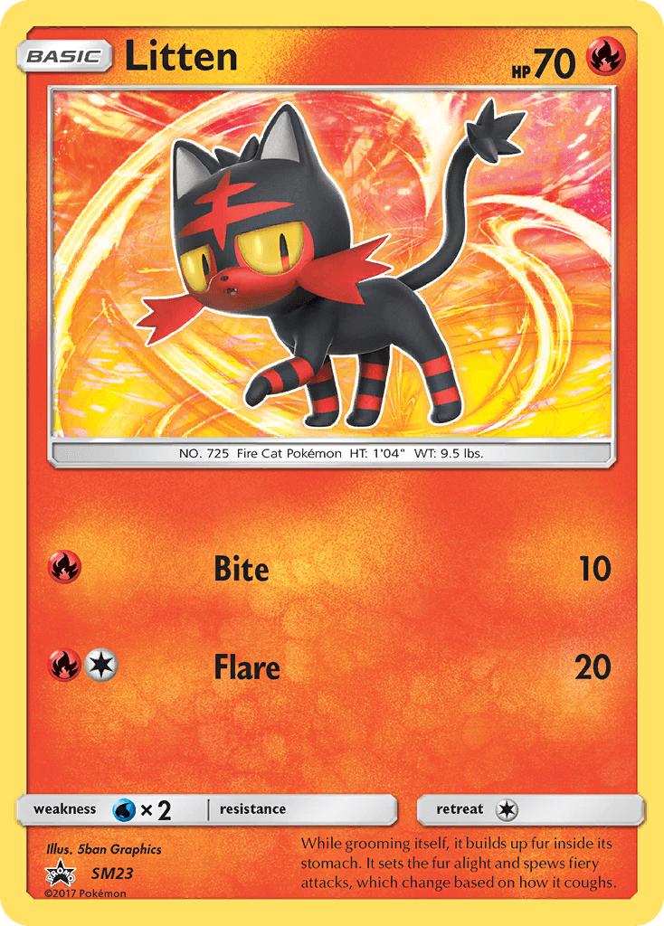 Litten: SM Black Star Promos