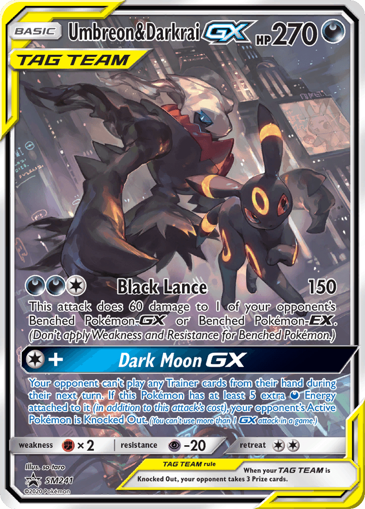 Umbreon & Darkrai-GX: SM Black Star Promos