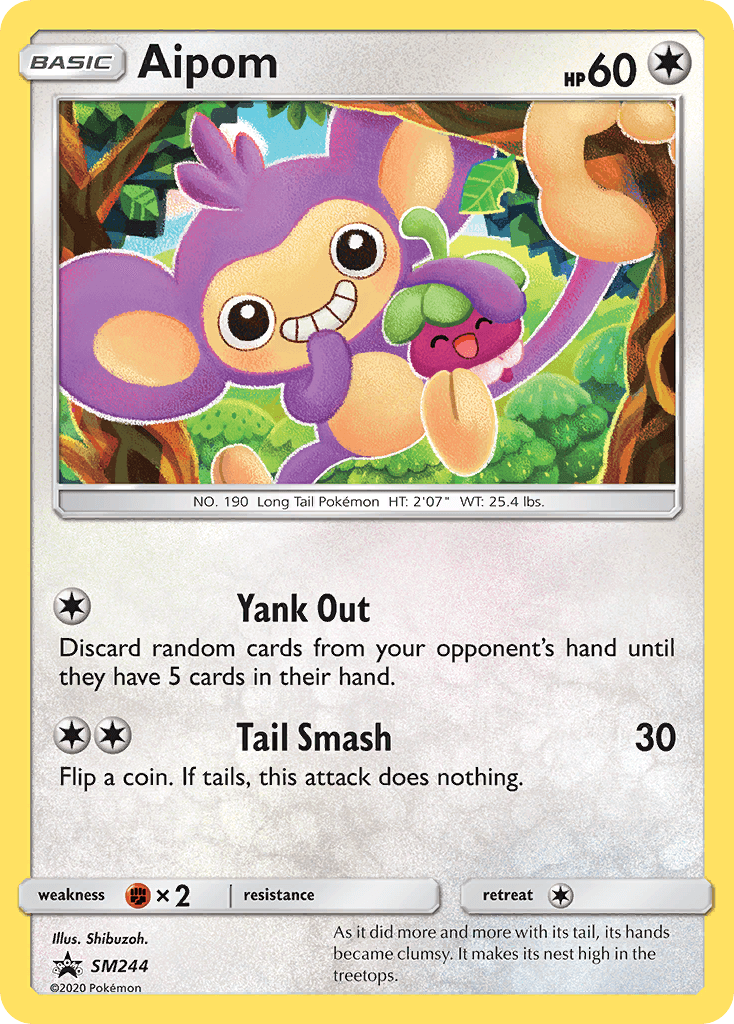 Aipom: SM Black Star Promos