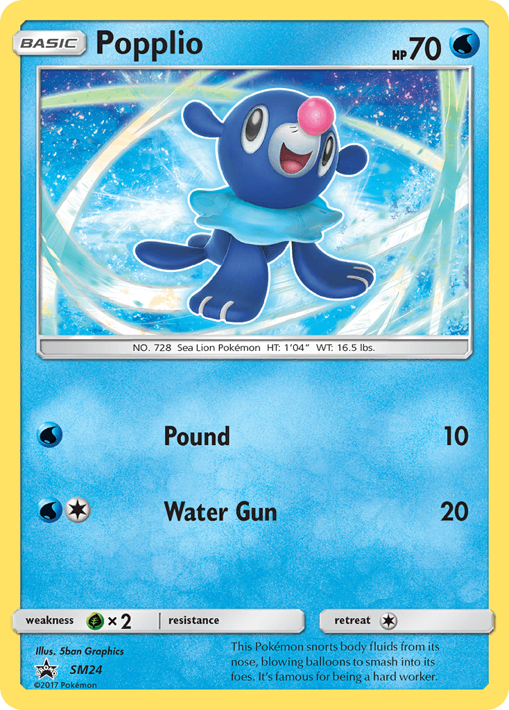 Popplio: SM Black Star Promos