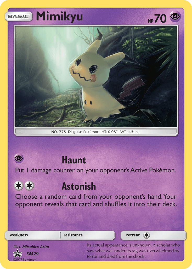 Mimikyu: SM Black Star Promos