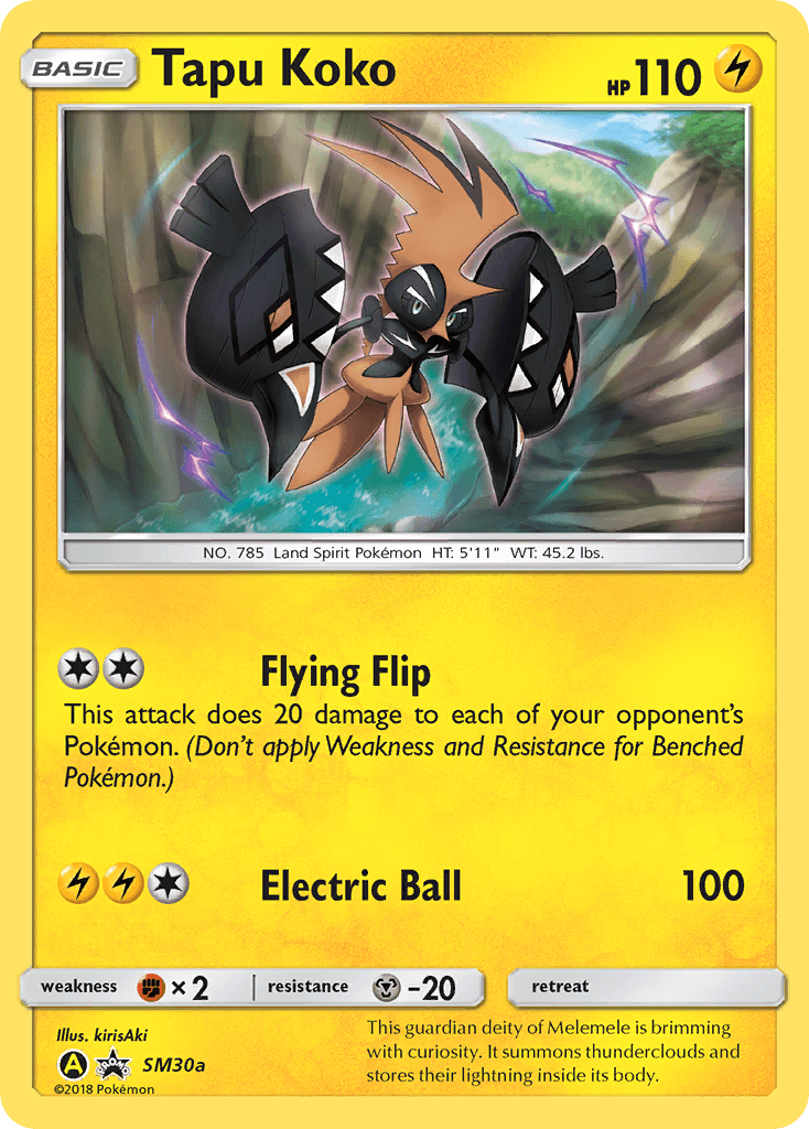 Tapu Koko: SM Black Star Promos