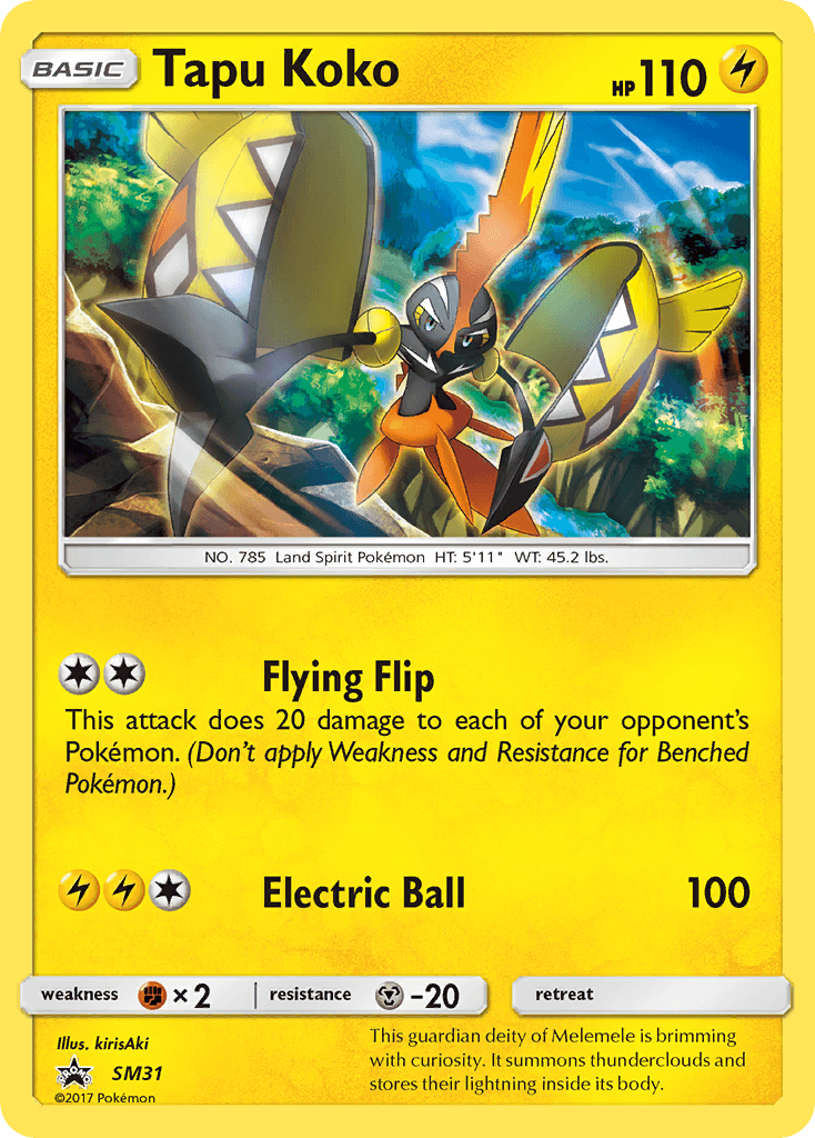 Tapu Koko: SM Black Star Promos