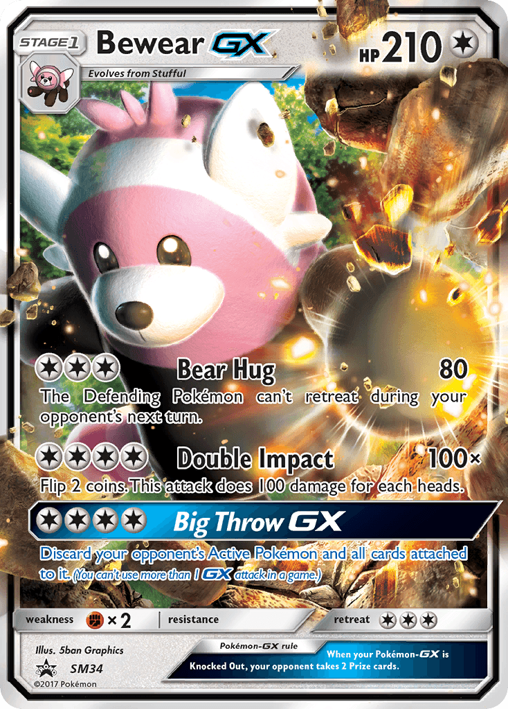 Bewear-GX: SM Black Star Promos