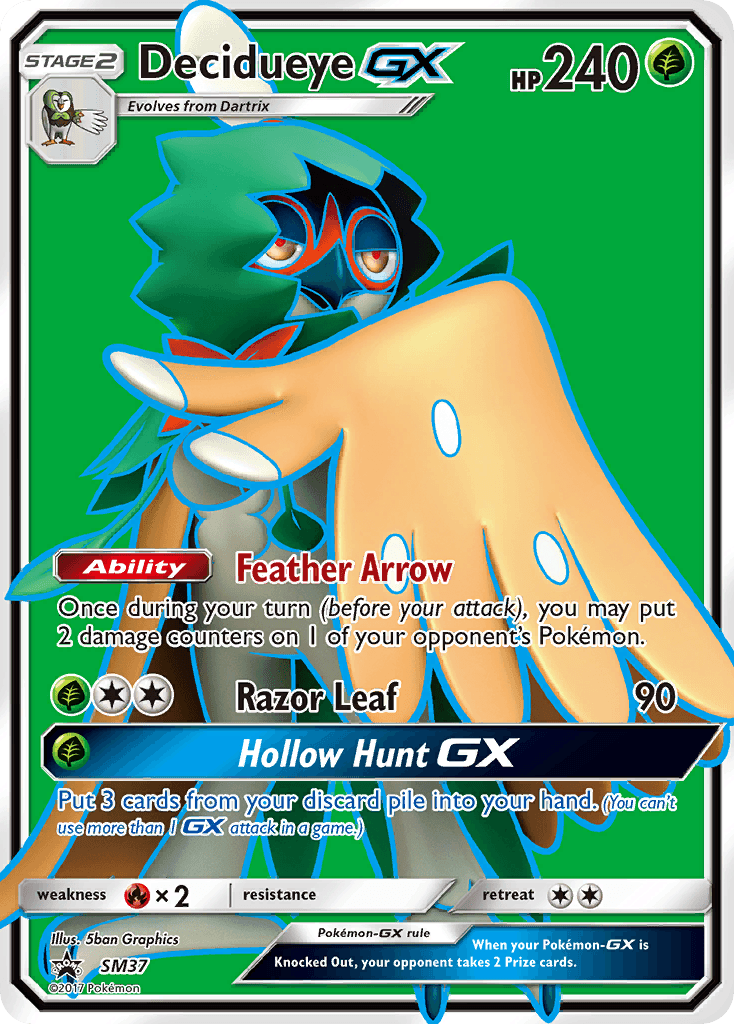 Decidueye-GX: SM Black Star Promos